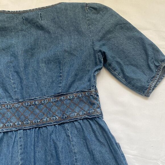 𝅺⭐️ECOTE Quilted Denim Dress⭐️ - Picture 12 of 13